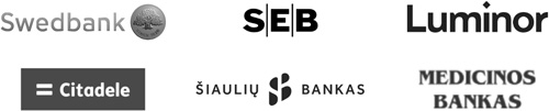 bankų logotipai