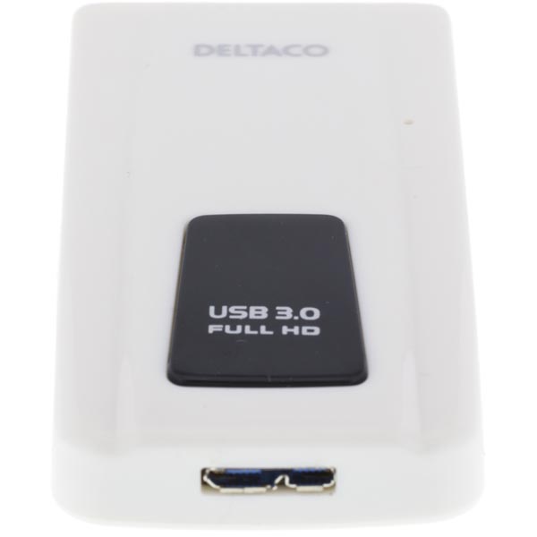 Adapteris DELTACO USB 3.0 - DVI-I/HDMI/VGA, aktyvus / USB3-DVI