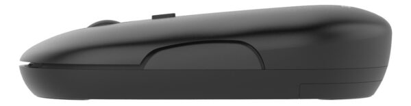 Bevielė plokščia tyli pelė DELTACO 1600 DPI, USB imtuvas, 4 mygtukai, tamsiai pilka / MS-803