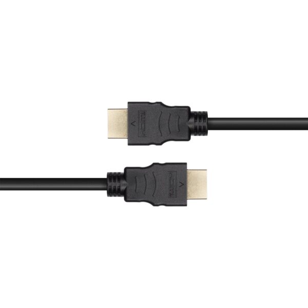 Ultra High Speed HDMI kabelis DELTACO 2M, eARC, QMS, 8K at 60Hz, 4K at 120Hz, juodas / HU-20-R