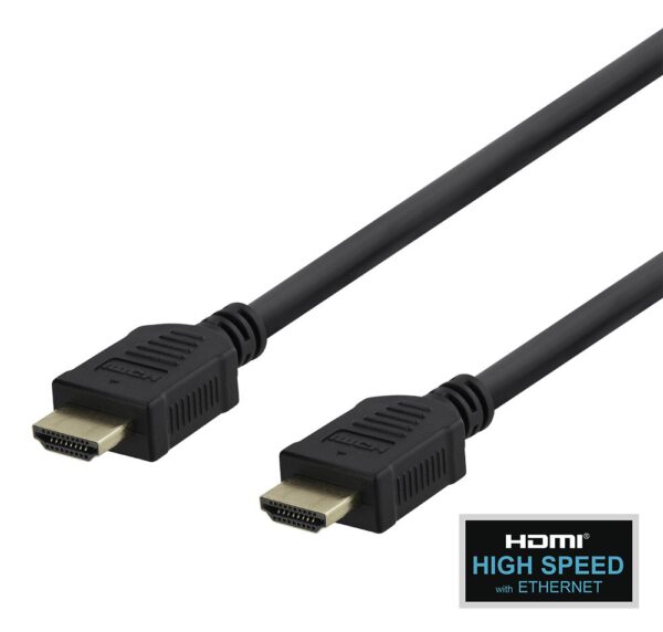 HDMI kabelis DELTACO 4K UHD, 7m, juodas / HDMI-1060-K / 00100016