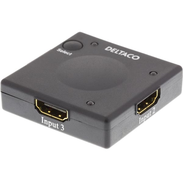 Adapteris DELTACO (3 IN -> 1 OUT) / HDMI-7002