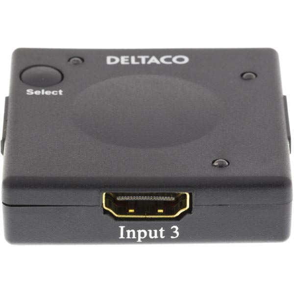 Adapteris DELTACO (3 IN -> 1 OUT) / HDMI-7002