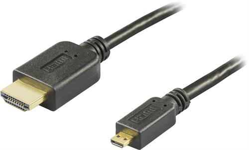 DELTACO HDMI kabelis, 4K, Ultra HD, 5 m, juodas / HDMI-1053