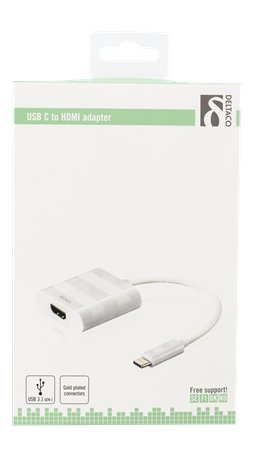 Adapteris DELTACO USBC-HDMI1