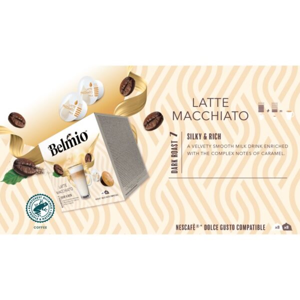 Kava Belmio Dolce Gusto Latte Macchiato / BLIO80014