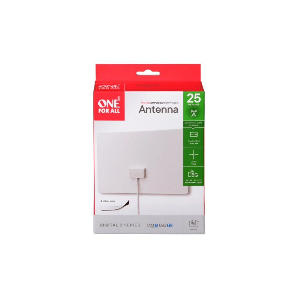 Skaitmeninė vidaus antena ONE FOR ALL 3m Full HD / SV9440