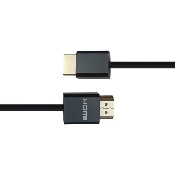 Itin plonas HDMI kabelis DELTACO 4K UHD, 1m, juodas / HDMI-1091-K / 00100017