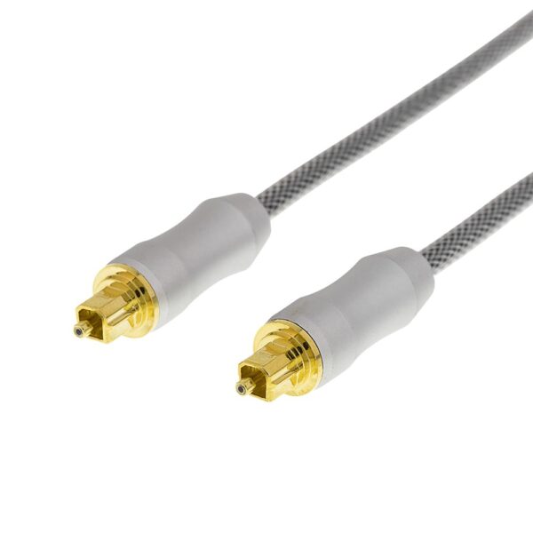 Aukštos klasės Toslink kabelis DELTACO optinis skaitmeninio garso kabelis, 2 m, juodas / TOTO-12-K / 00190002