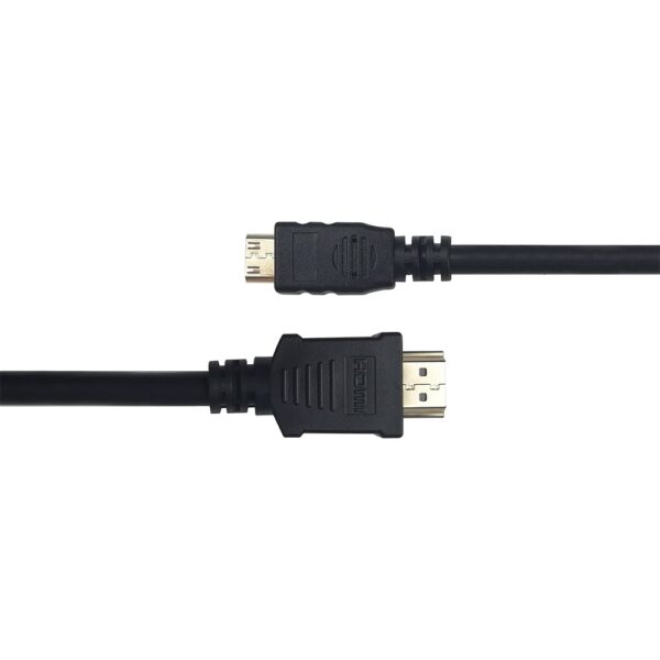 Kabelis DELTACO HDMI - mini HDMI, 4K UHD in 60Hz, 2m, juodas / HDMI-1026-K / 00100008