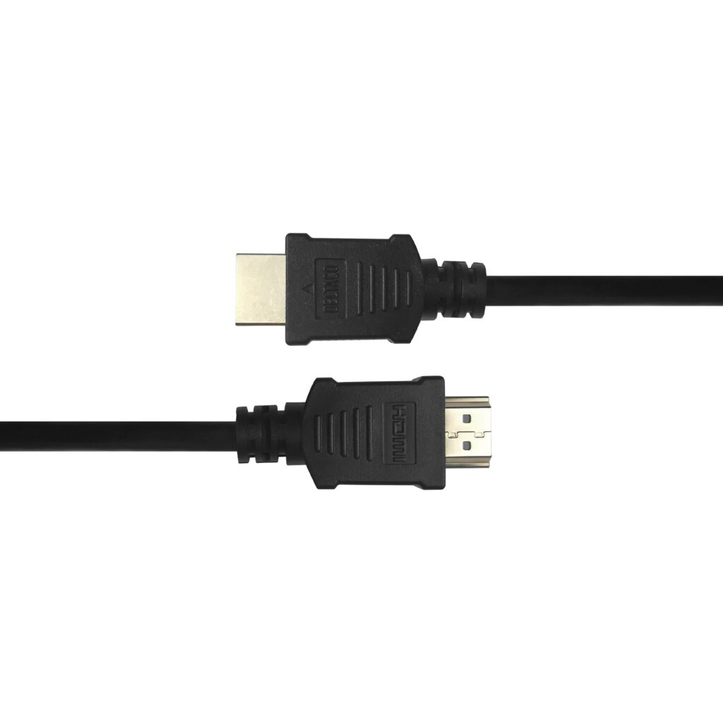 Premium High Speed HDMI kabelis DELTACO 4K UHD, 2m, juodas / HDMI-1020-K / R00100006