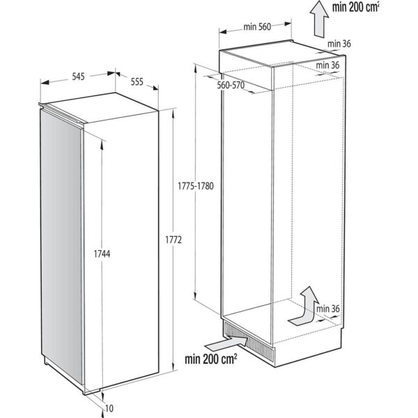 Šaldytuvas GORENJE RI518EA1